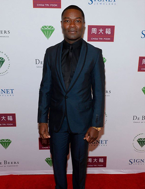 David Oyelowo being honored at the Diamonds Do Good Awards